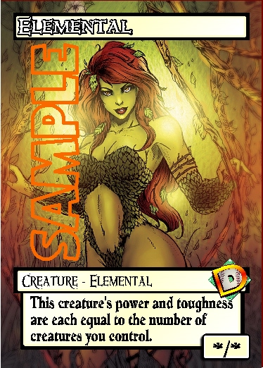 Elemental Token – Custom: Poison Ivy 2